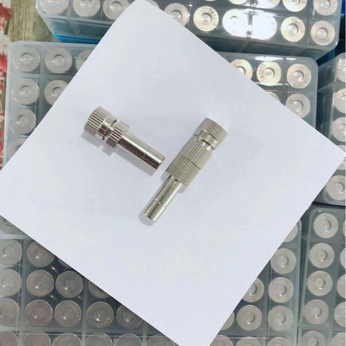 厂家插6插8快插雾化喷嘴低压加湿消毒厂房养殖喷雾批发