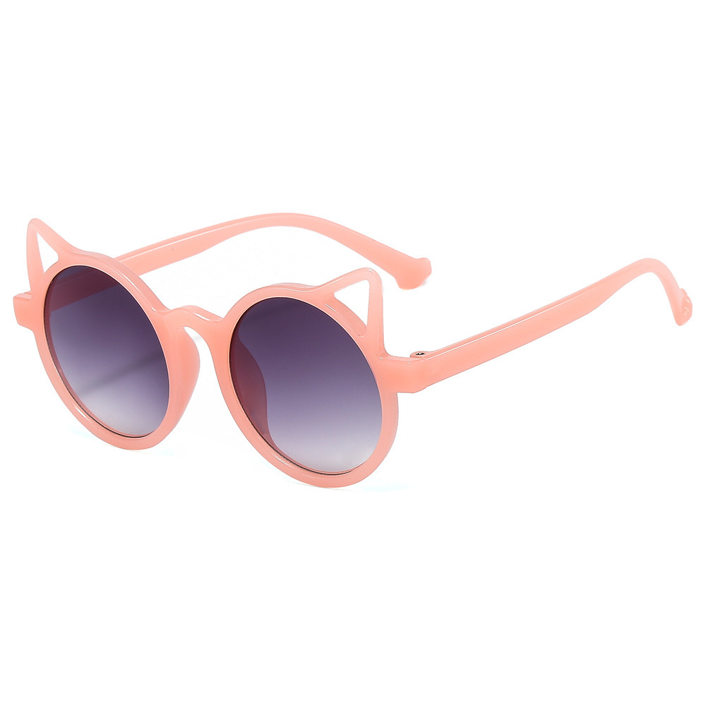 New children's sunglasses, stylish cat ear sunglasses, children's decorative glasses, cute baby sunglasses
