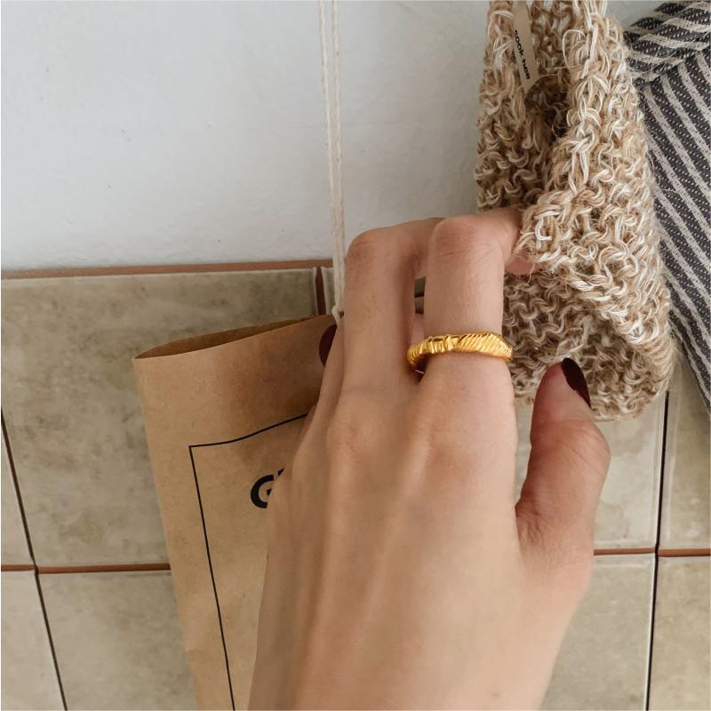 6g Weight Open Rings Classification Adjustable Ring Size 1 Piece Quantity Daily, Party Occasion 925 Sterling Silver Material Solid Color Pattern Women's Gender Simple Style Style 925 Sterling Silver Solid Color Open Rings 2