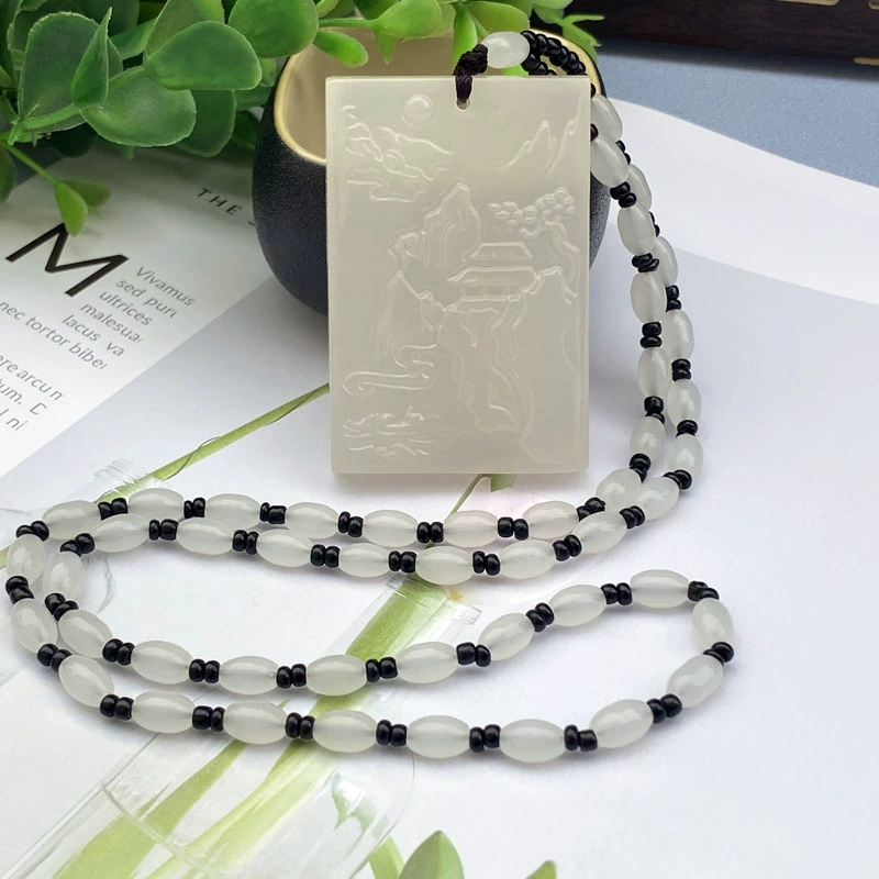 Sansui, pendant jade, Birthday gift