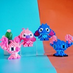 CLS潮乐森工厂直销史迪仔小颗粒积木女孩益智卡通玩具夜市地摊货