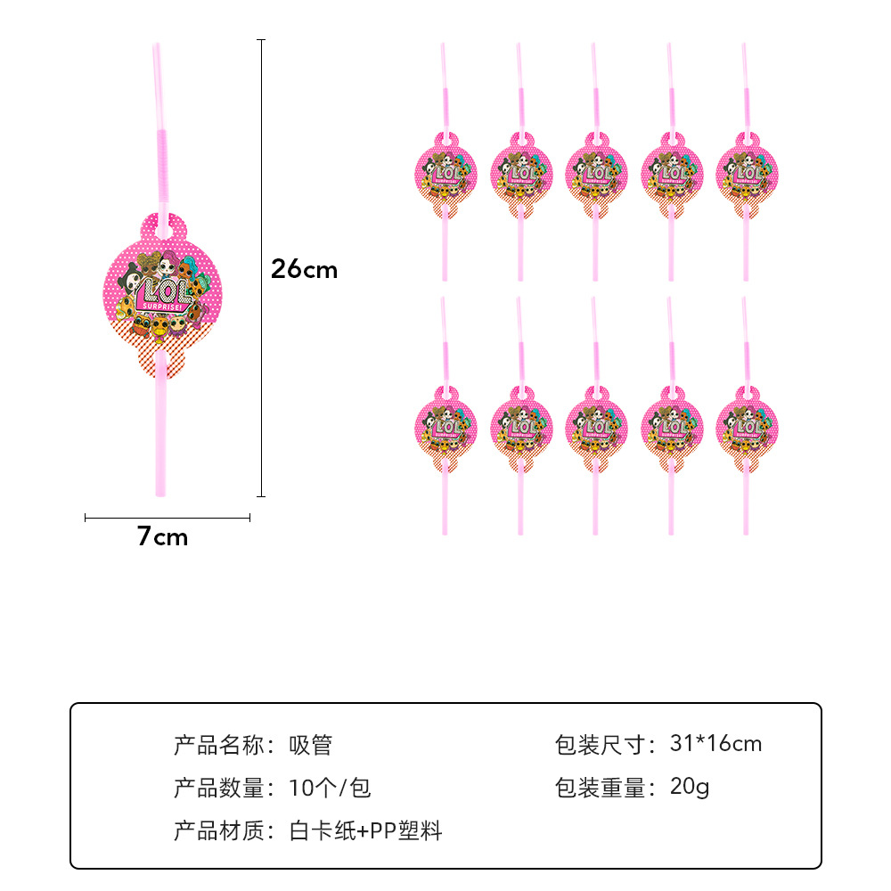 La fiesta de cumpleaños del bebé sorpresa transfronteriza suministra el traje temático de los niños arreglo decorativo taza de papel plato de papel mantel