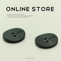 MOSN 兩眼樹脂紐扣開衫西服裝飾扣子外套風衣皮大衣扣飾品配件扣