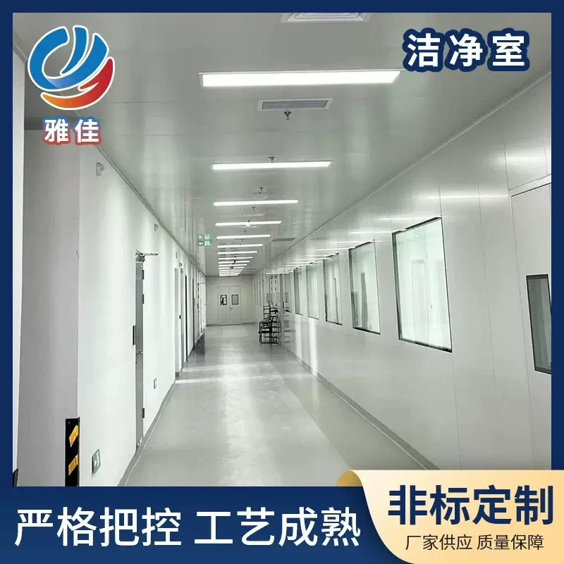 定制雅佳无尘车间装修高端实验室程洁净室施工食品厂隔墙洁净间装