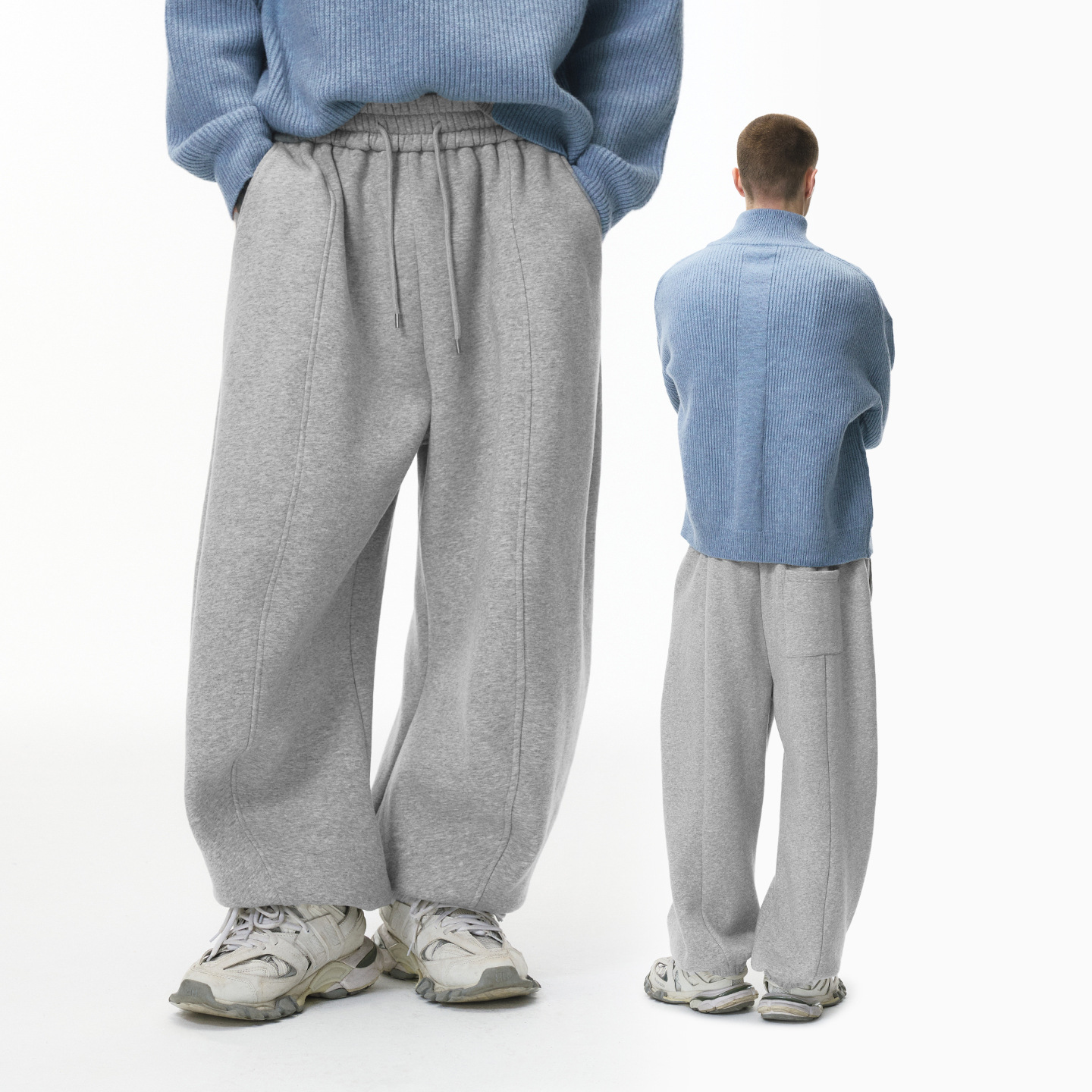 Blade Leggings 26 Spring And Summer New Sports Wide-leg Fleece Casual Sweatpants_voghion.com