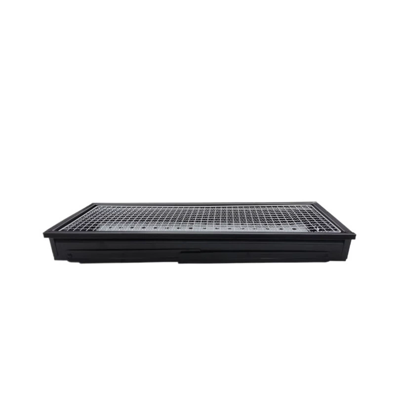 Thickened barbecue grill foldable pull-out grill drawer outdoor stove tool set