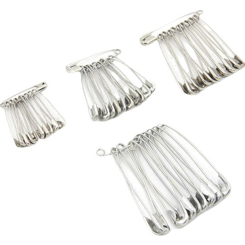 Butterfly safety pin No. 000 0 1 2 3 No. 4 safety buckle pin nickel-plated close pin brooch old and simple