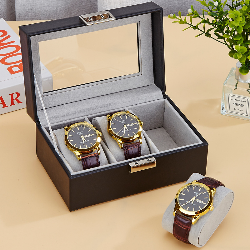 세 개의 검은 시계 상자