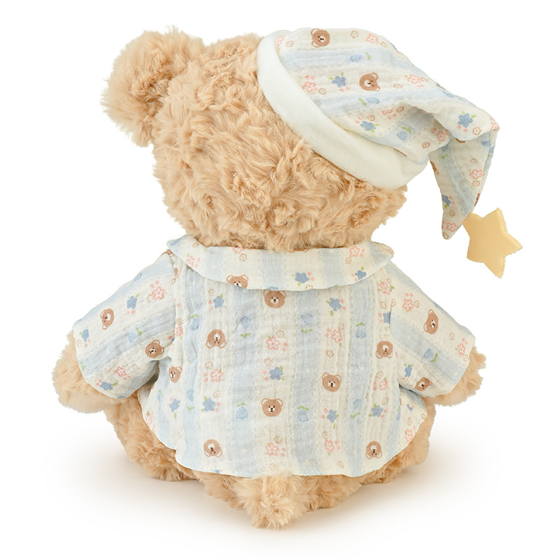 Mia transfronteriza oso muñeca juguete de peluche lindo compañero pacificador muñeca pijama oso muñeca creativa para dar a las chicas