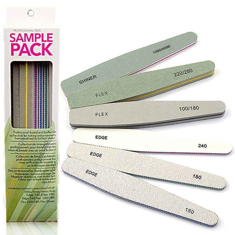 Only print digital nail art tool set sponge nail rubbing file polishing strip nail surface polishing manicure set of 6 pieces