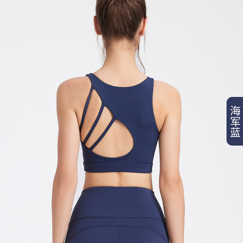 Ropa interior deportiva de verano ropa exterior para mujer ropa de Yoga a prueba de golpes sujetador Pilates entrenamiento fitness sujetador chaleco