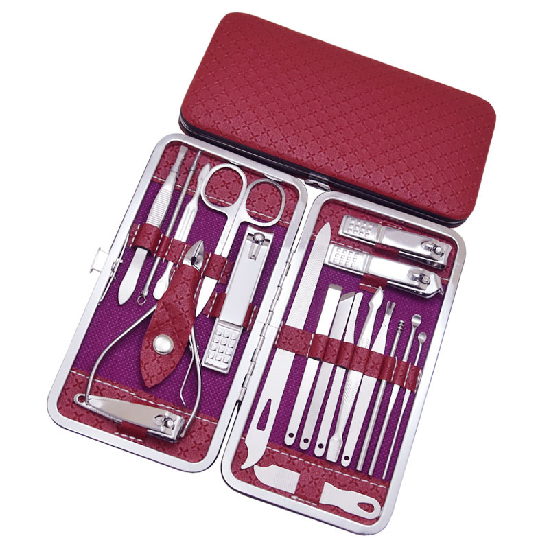 Nail clipper set Nailcutter regalos 19 piezas set Beauty set Nailcutter set