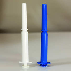 蓝色3g妇科凝胶管  痔疮管 一次性上药器 推进器 私密给药器