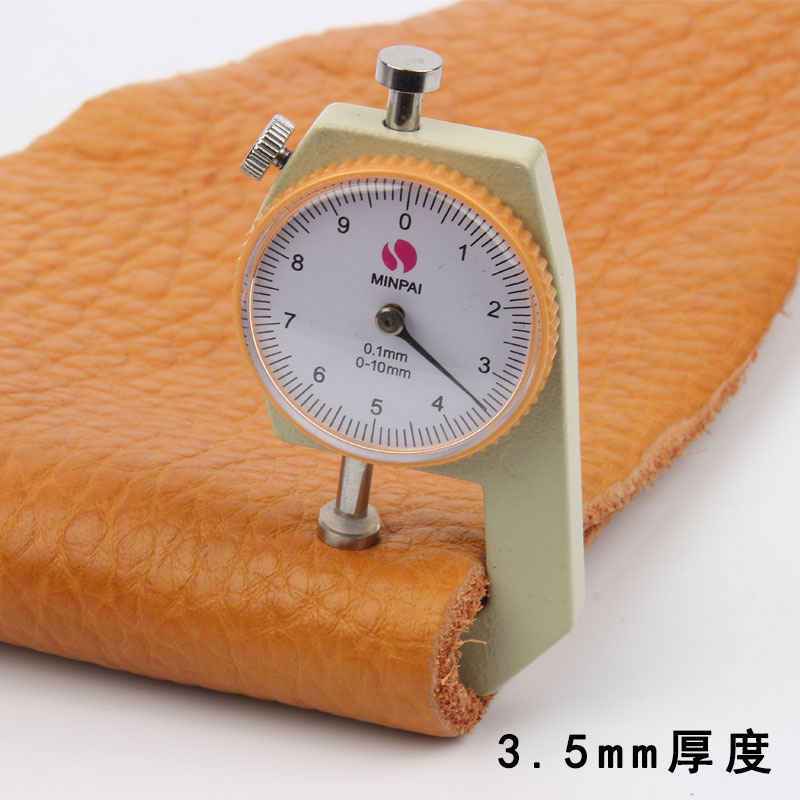 diy真皮牛皮3.5mm头层面料手工皮料刀鞘皮具特厚皮革加厚牛皮带