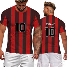 图定印制 足球世界杯俱乐部T恤 最佳10号球员短袖上衣男女来 厂家