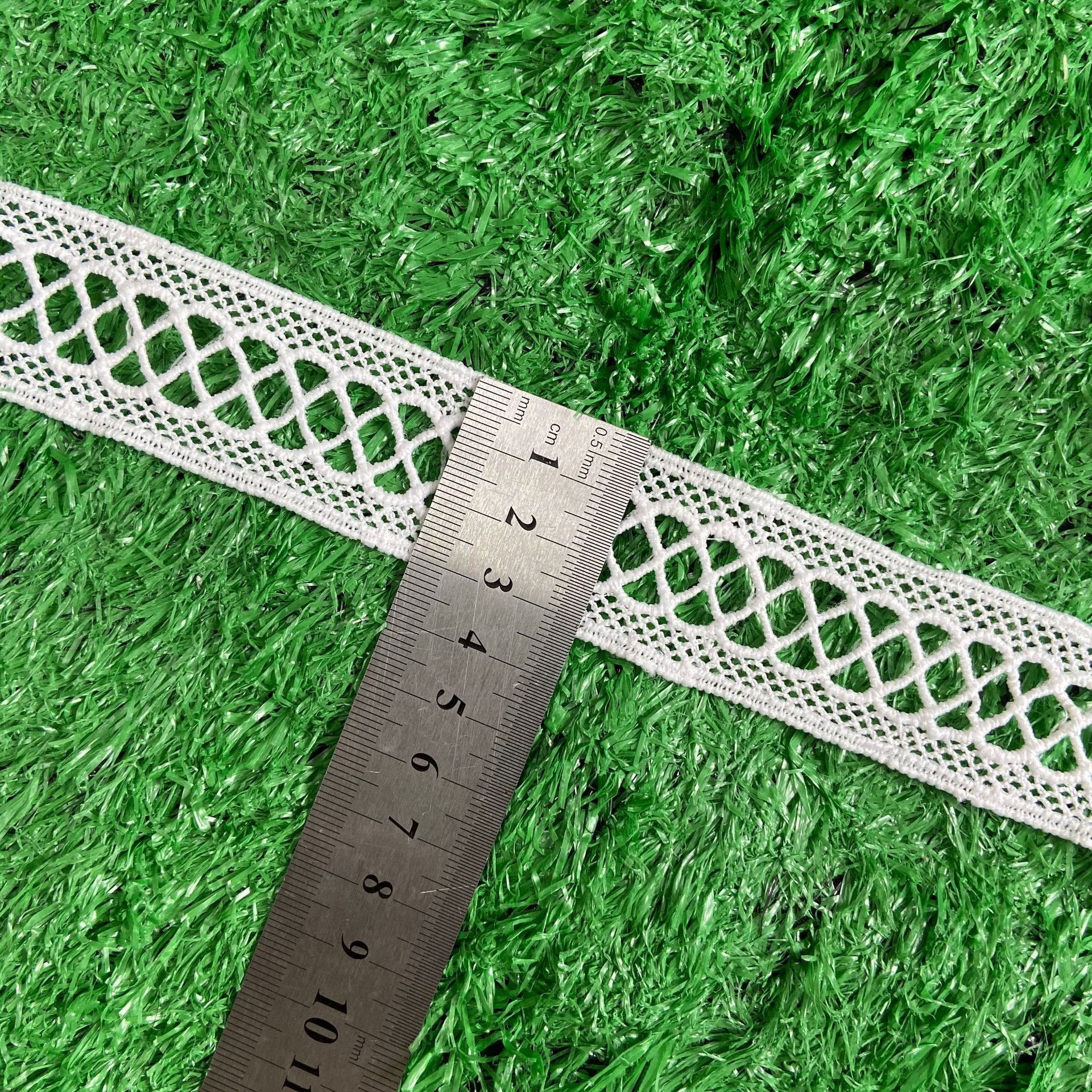 高级设计感水溶牛奶丝双边花边服装礼服婚纱配饰家纺家居用品辅料