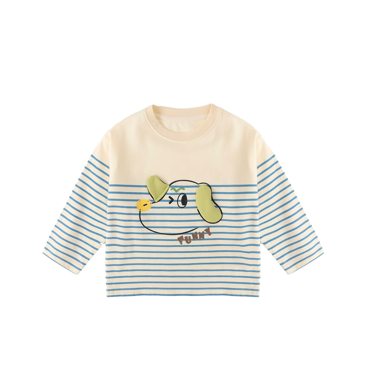 Dudu Family Baby T-shirt Spring Fashionable Girl Long sleeved Bottom Spring and Autumn Boys Top Casual New Children's T