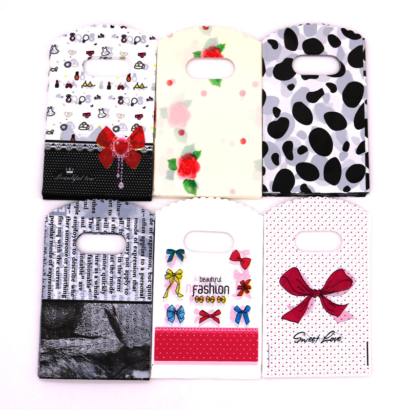 38g Weight Jewelry Packaging Bags Classification 45 Pieces Per Pack Quantity Holiday, Daily Occasion Plastic Material Heart Shape, Flower Pattern Casual, Simple Style Style Casual Simple Style Heart Shape Flower Plastic Jewelry Packaging Bags 3