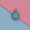 Starry sky stainless steel, pendant, necklace and bracelet with accessories, 12mm, handmade, wholesale