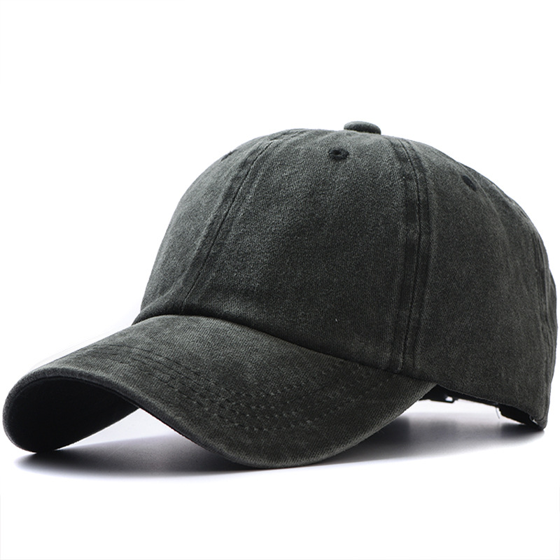 Fashion Washed Cotton Hats Solid Color Baseball Caps Outdoor Caps Sun Hats display picture 4