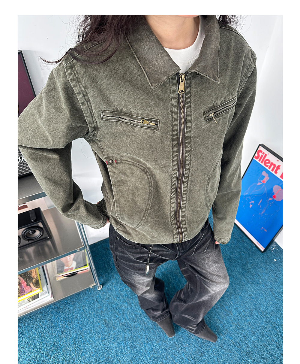 MADEEXTREME Detroit Washed Canvas Jacket