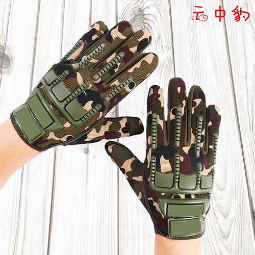 Super SEAL Technician Tactical Gloves for Male Army Fans Free Soldier Special Forces CS Combat Training Camouflage Outdoor Mountaineering