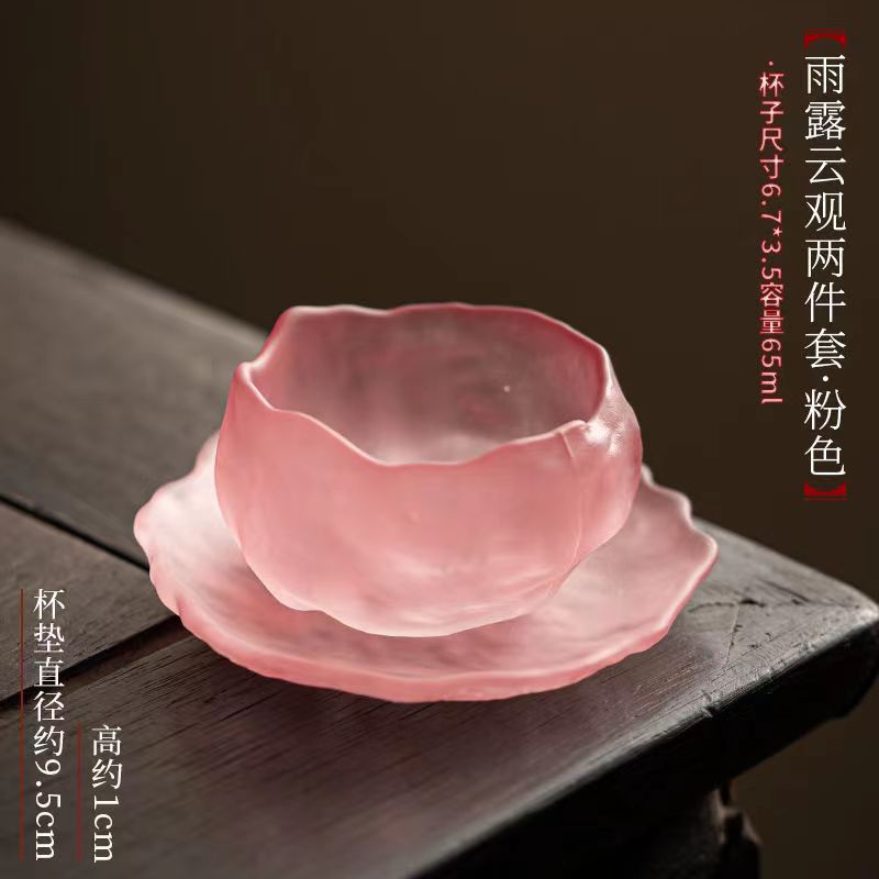 Taza de té pequeña del Dragon Boat Festival, taza de vidrio cocido congelado, taza de sake, taza de maestro exquisita para damas, taza de té de vidrio, taza de té al por mayor