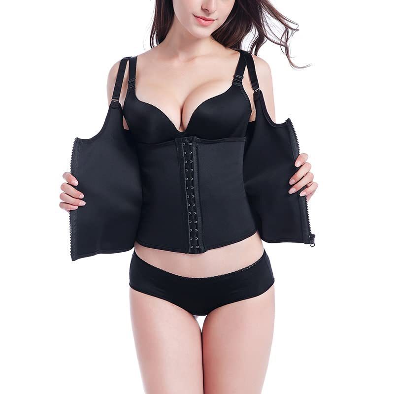 ファスナー式の女性の美体は腹を収めて宮廷の体の服のネオプレンの3層を縛って布を貼って汗のベストを排除して体の服を作ります。|undefined