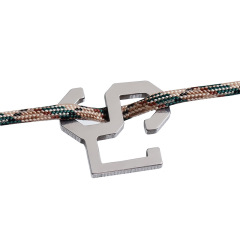 Outdoor stainless steel rope clip stopper, multi-purpose tent awning rope adjustment clip, fixed clip, storage hook