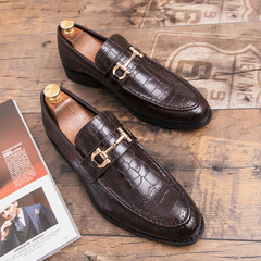 2022 Spring Cross-Border Plus Size British Men's Shoes Korean Version Men's Wedding Shoes Business Formal Casual Leather Shoes Trendy Men's Shoes