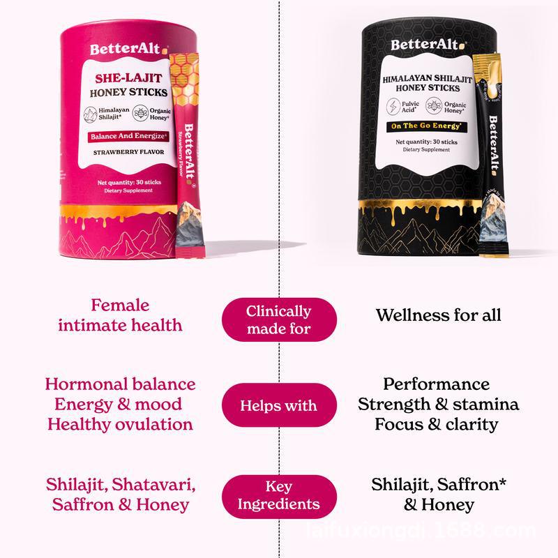 跨境现货 喜来芝蜂蜜棒SHILAJIT HONEYSTICKS藏红花蜂蜜棒源头|undefined