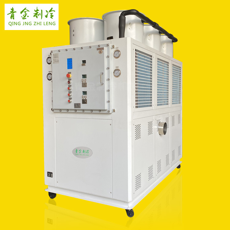 新款防爆冷风机 免水塔工业制冷循环冷风机 带压缩机冷风机设计