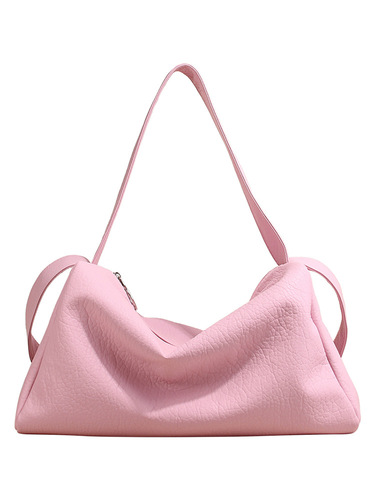 Spring new cheese bag Korean soft leather large capacity bag  new bag women's bag shoulder bag crossbody bag