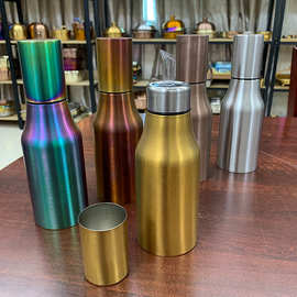 欧式304不锈钢油壶 跨境新款调味油瓶防漏防尘酱料瓶不锈钢油壶