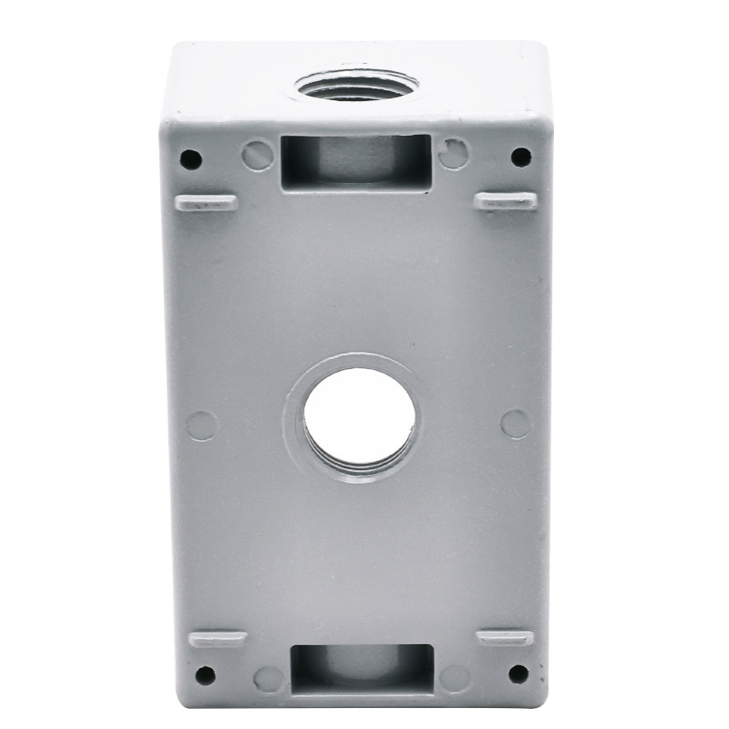 UL & CUL American Standard Una caja inferior de fundición a presión de aluminio para dos personas, caja de conexiones de profundización, impermeable americano 1DB50-3 image 3