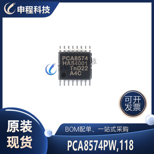 PCA8574PW,118 I/O�Uչ�� I2C�ӿ� ���lIC �����· TSSOP-16���b
