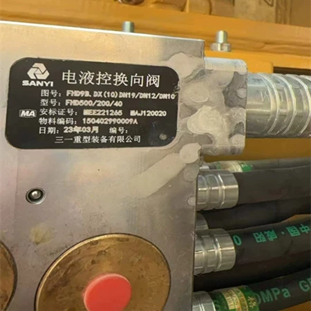 Sany Heavy оснащен FHD500/200/40 электрическим гидравлическим управляемым клапаном