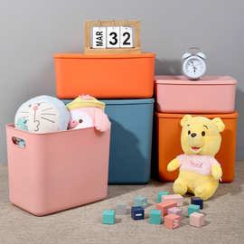 A5L厨房收纳盒化妆品杂物零食收纳筐厨房整理盒子家用塑料储