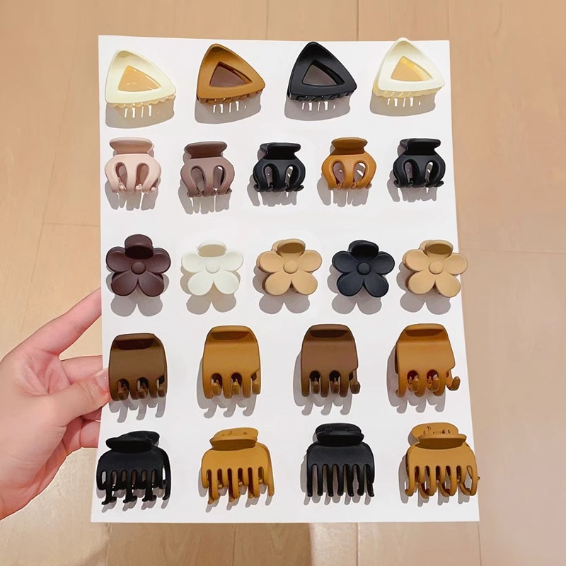 Cascada alta cola de caballo artefacto fijo clip pequeño horquilla femenino 2025 nuevo sombrero de clip de sentido avanzado en la parte posterior de la cabeza