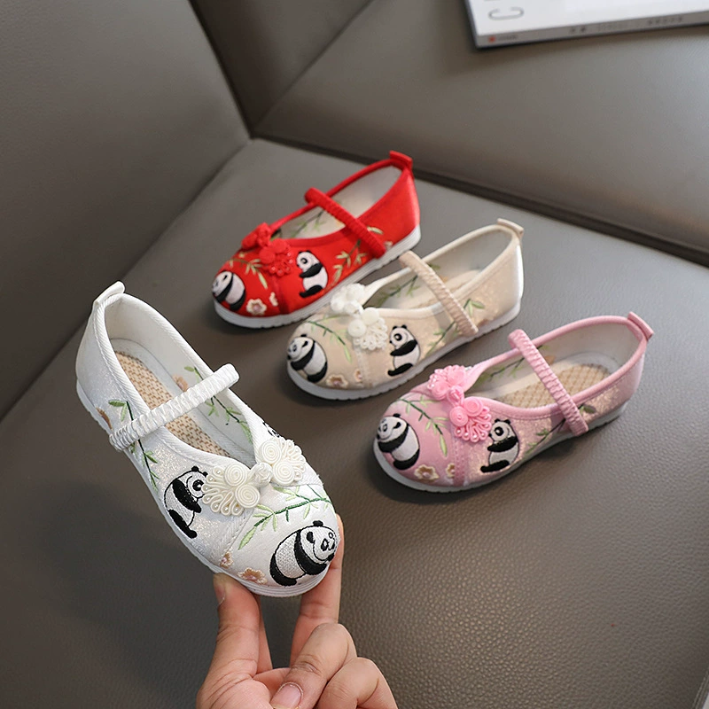 Старые пекинские туфли из тысячи слоев одежды для девочек вышитые туфли