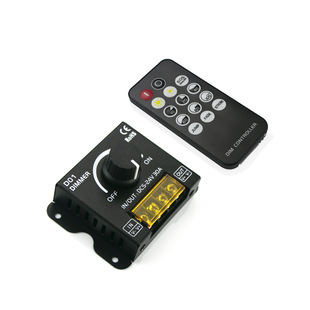 RF Wireless 14-key Dimmer Knob Dimmer Monochrome Dimmer 360 Degree Pole Knob Press Switch