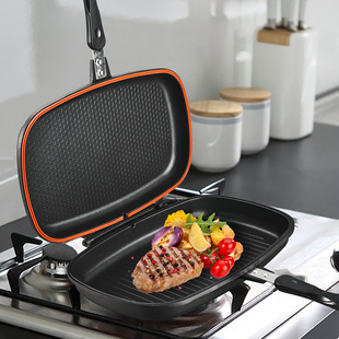 Cross-border Foreign Trade Bakeware Royal dessini Household Aluminum Die-casting Non-stick Pan Steak Frying Pan Frying Pan Baking Pan