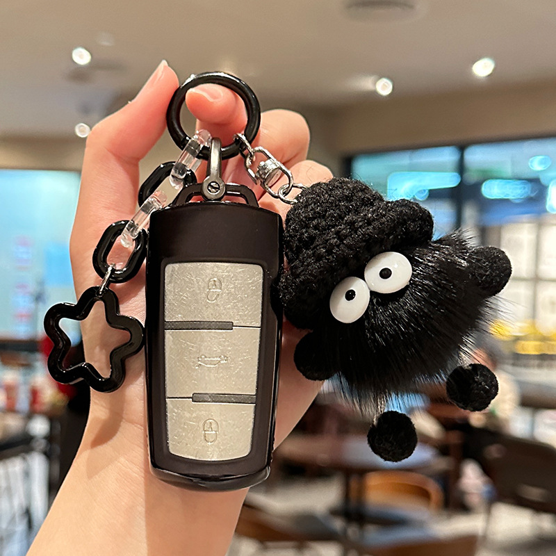 폭스 바겐 E [투명 블랙] 블랙 플러시 스타 체인