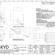 RJ45连接器 5521无灯全塑 10P8C 圆针插座 DGKYD55211188IWA1DY1