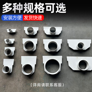 Drain Accessories Interface Plug Finished Drainage Ditch U-Shaped Groove Floor Drain Sink Stainless Steel Cover Sewer