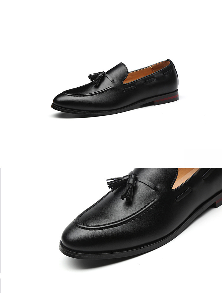Men's casual leather shoes bean shoes_voghion.com