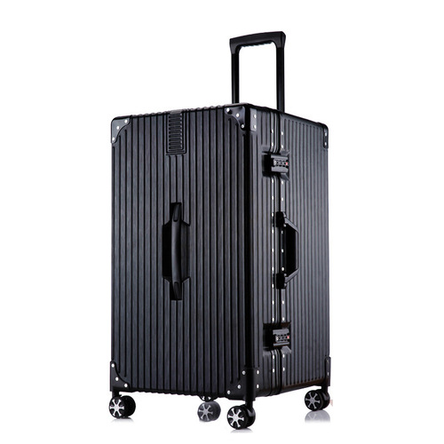 Extra-large female 26-inch student pull-along travel suitcase, durable and sturdy, lockable, with large capacity, trendy suitcase, 32-inch