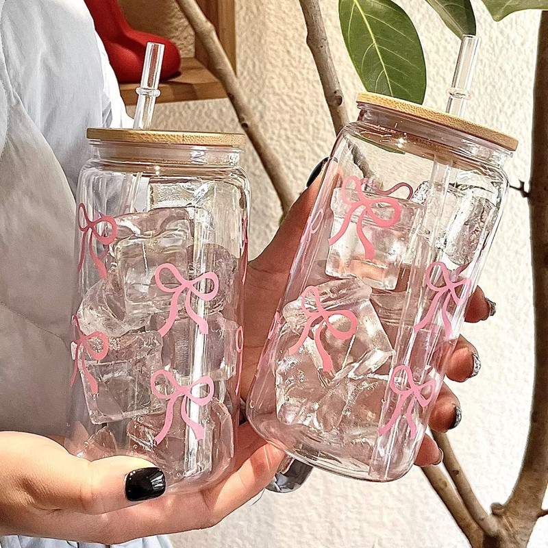 Amazon コーラカップ 竹蓋付き ストロー付き プラスチックカップ プラスチック製ウォーターカップ TEMU クロスボーダー 16オンス ウォーターカップ 軽い高級感と高級感|undefined