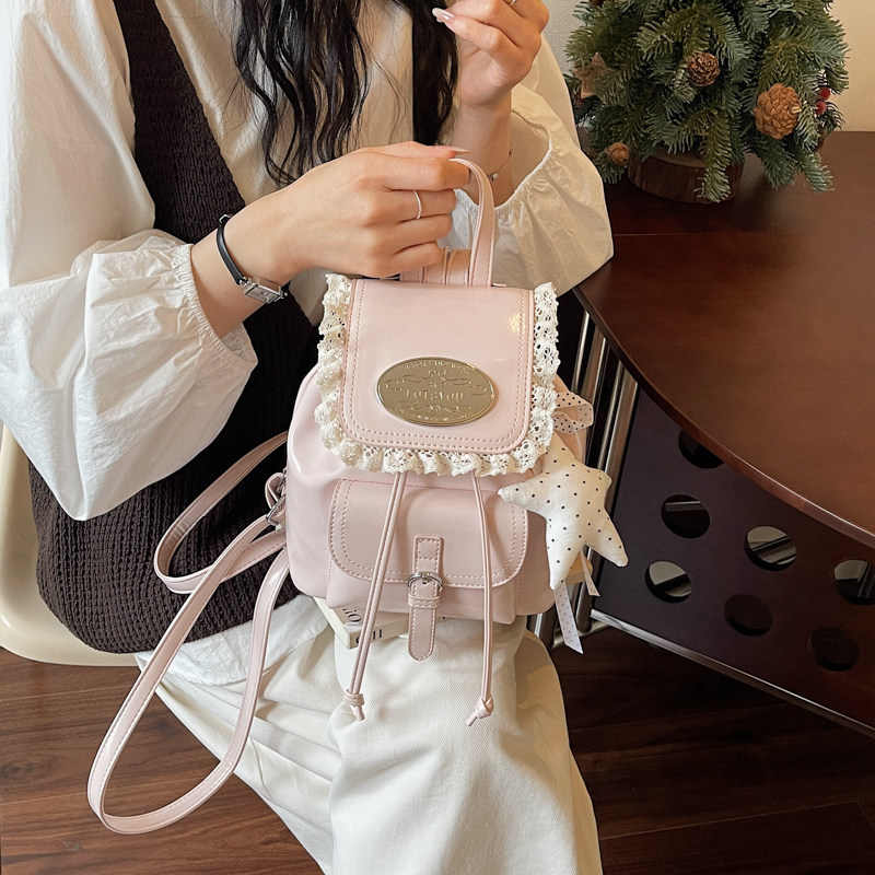 Colegio 2026 bolsa de moda para viajeros mujeres nuevo estilo de viento versátil verano hombro pequeño paquete de clase coreano mochila