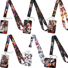 Superman Gold Alchemist Battle Phone Lanyard Card Holder Access Bus Meal Card Polyester Strap Anti-lost Work Lanyard